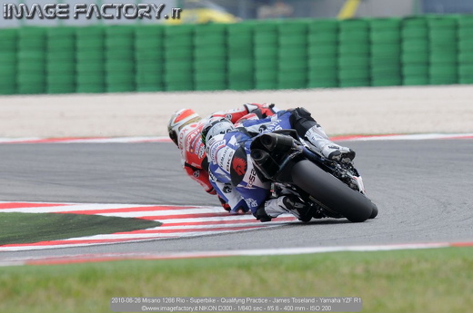 2010-06-26 Misano 1266 Rio - Superbike - Qualifyng Practice - James Toseland - Yamaha YZF R1
